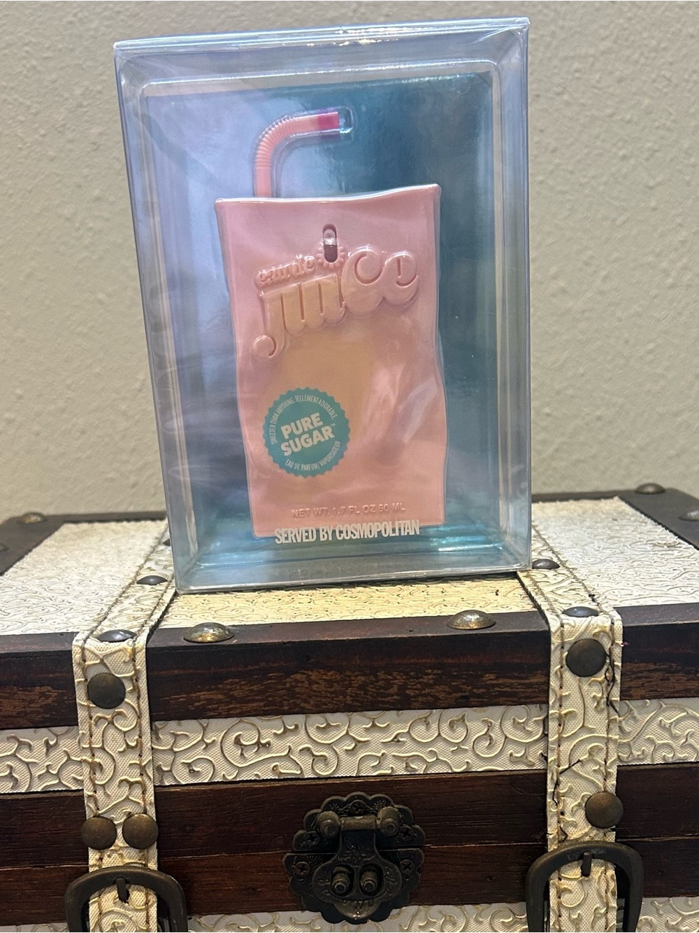Cosmopolitan Pink Juice Box Phone Case with Straw Accent